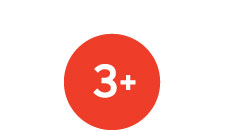 3 ans et +<